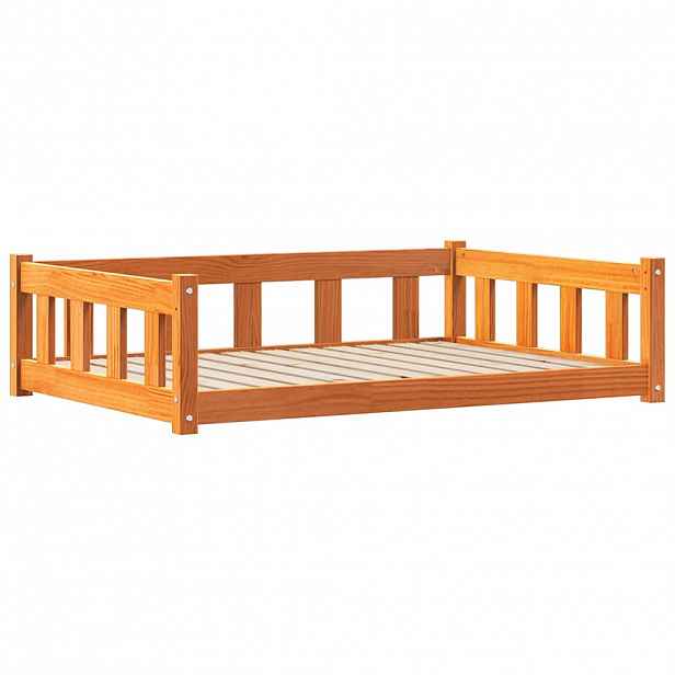 vidaXL Psí postel 100 x 70 x 28 cm Masivní borovicové dřevo