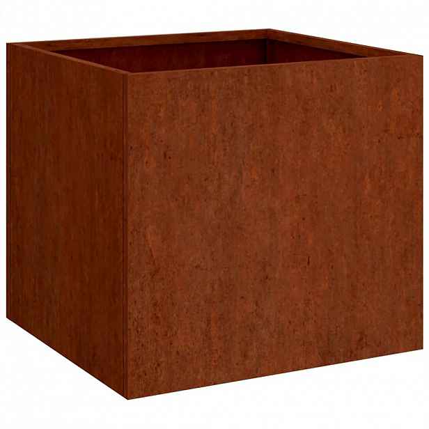 vidaXL Truhlík 42x40x39 cm cortenová ocel