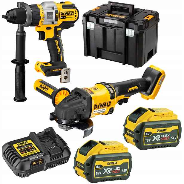 Combo 2 DCD999 DCG418 2x6Ah DeWALT DCK2016T2T