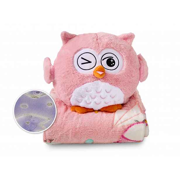 Dormeo Warm Hug sovičky náladičky růžová (Zlobilka)