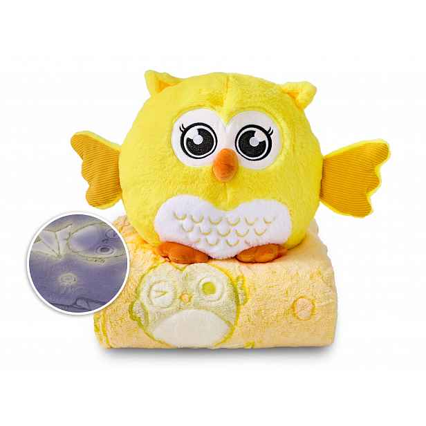 Dormeo Warm Hug sovičky náladičky žlutá (Smíšek)