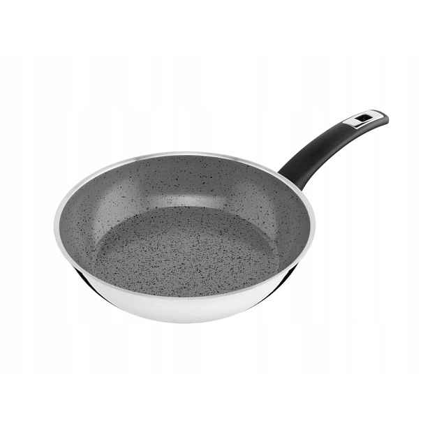 Kolimax Pánev Cerammax Pro Comfort 26 cm s rukojetí, nízká, šedý Granit