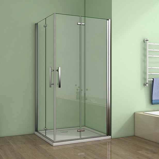 Obdélníkový sprchový kout MELODY R767, 76x70 se zalamovacími dveřmi