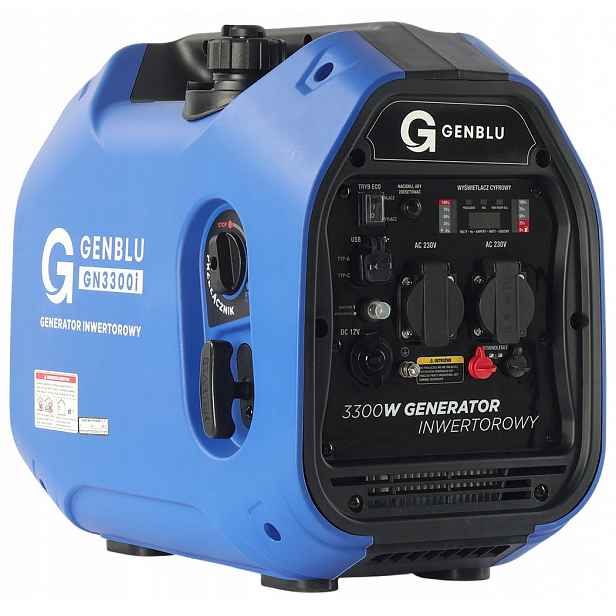 Přenosný invertorový generátor Genblu GN3300i 3,3 kW Tichý