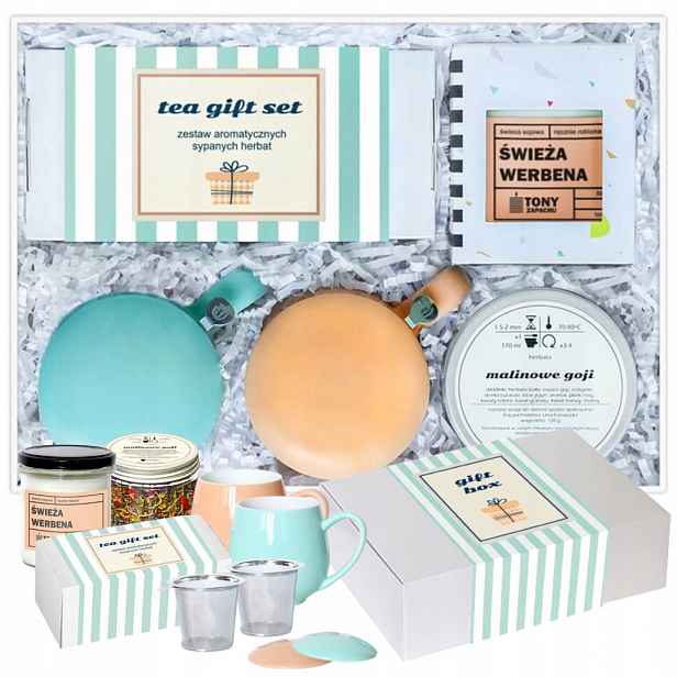 Dárková sada Big Bix Tea Gift Set s čajem a hrnky jako dárek