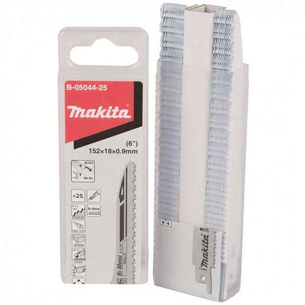 Makita - Sada pilových plátků 6-11 TPI, délka 152 mm, 25 ks B-05044-25