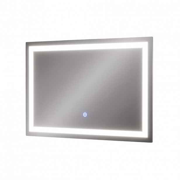 Vicco KOUPELNOVÉ ZRCADLO Miral Sklo 60 x 40 cm s osvětlením čelním světlem