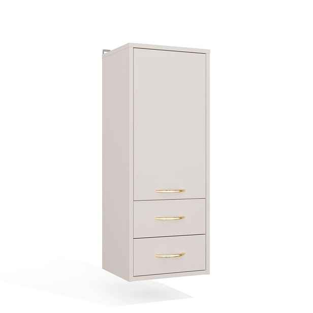 TP Living Závěsná koupelnová skříňka Nina W1D2S 35 cm kašmírová