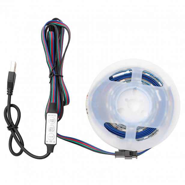 vidaXL LED pás s LED pásky Černá 180 cm SMD5050