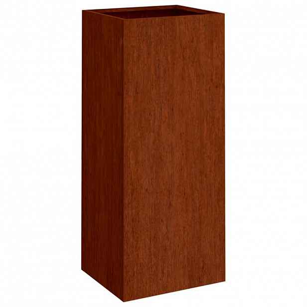 vidaXL Truhlík 32x29x75 cm cortenová ocel