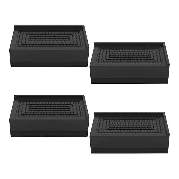 Zvýšené nábytkové nohy 4 cm, vysoké zvedáky 4 ks, protiskluzové