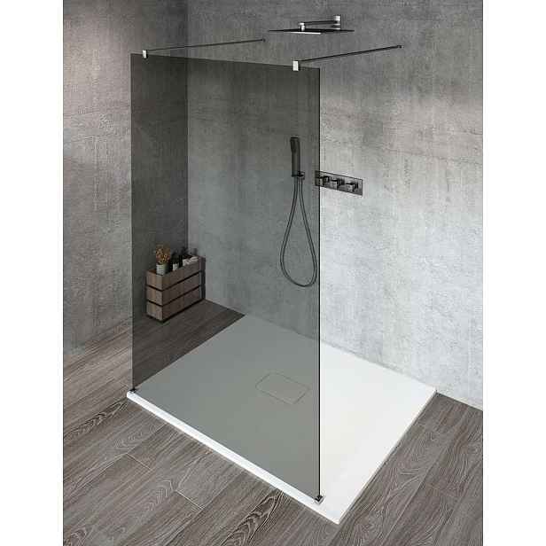Gelco Vario - Sprchová stěna Walk-In do prostoru, 90x200 cm, Coated glass, chrom/kouřové sklo GX1390GX2210