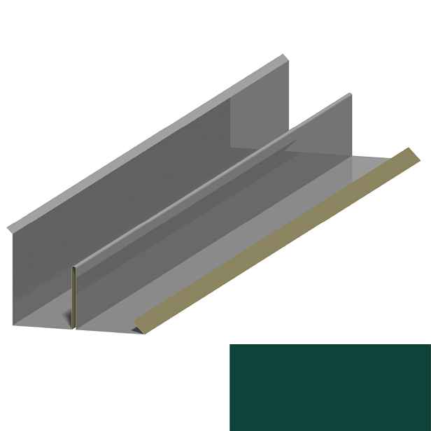 Lemování ke zdi boční RS416BAD SP 25 RAL 6005 zelená