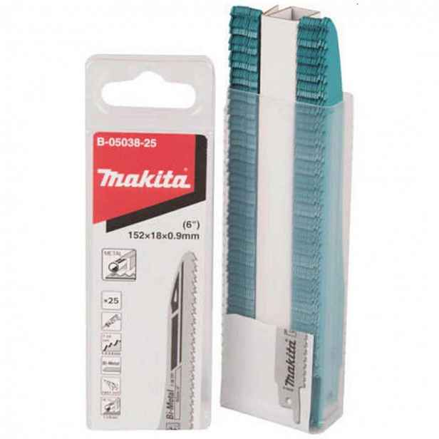 Makita - Sada pilových plátků 7-18 TPI, délka 152 mm, 25 ks B-05038-25