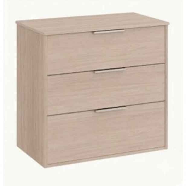 Roca Optica koupelnová skříňka bez umyvadla 58,5x75,7x45,5 cm světlý dub OPTDESK603ZJ