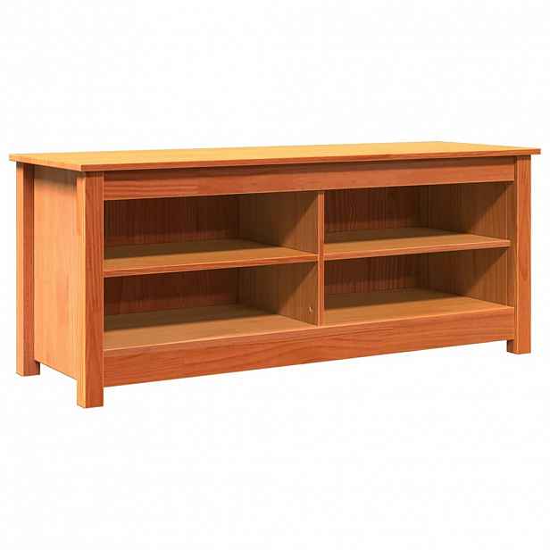 vidaXL Úložná lavice 110 x 38 x 45,5 cm Masivní borovicové dřevo
