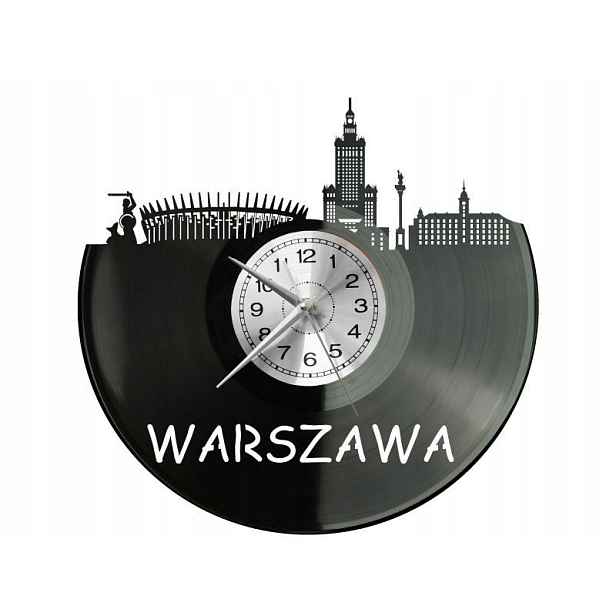 Varšava Město Polsko Nápad na Dárek Nástěnná Dekorace z vinylových desek