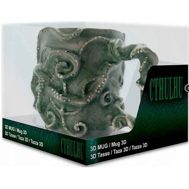 Hrnek Cthulhu 3D Velký Věčný Lovecraft Keramika Originální Krabička