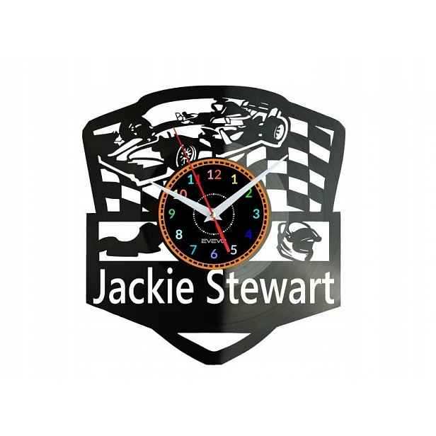 Jackie Stewart Nástěnné hodiny Vinylová deska Moderní Dekorativní na Preze