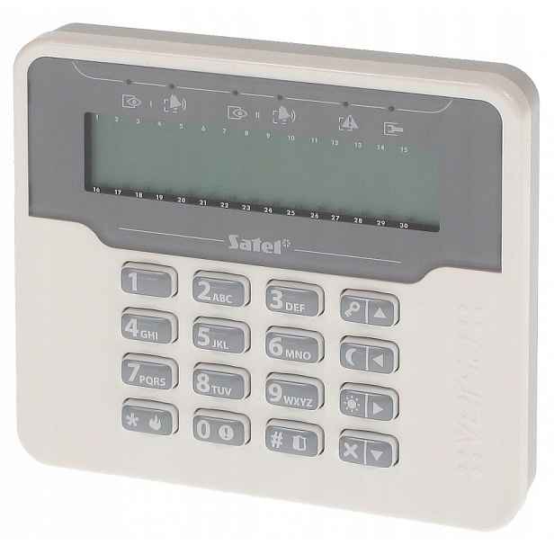 Klávesnice Pro Zabezpečovací Ústřednu Versa-lcdm-wh Satel