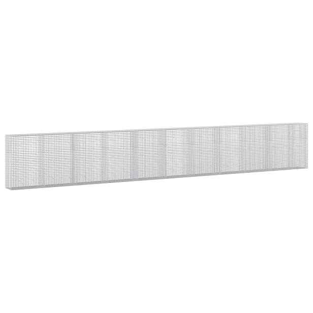 vidaXL Gabion s drátem 5 mm a síťkou 5x5 cm 1050x50x150 cm