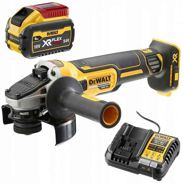 Aku úhlová bruska DeWALT DCG405N sada DCB1104X1