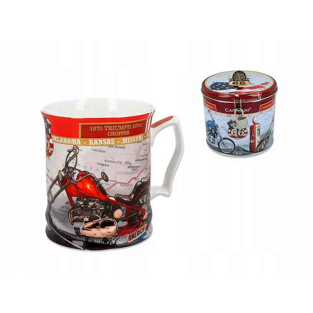 Carmani Hrnek Motor v plechovce Chopper