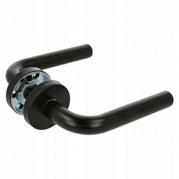 Klika pro vchodové dveře černá Inox Mod.4RX