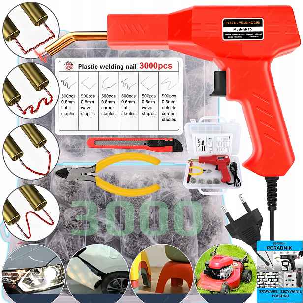 Sešívačka Svářečka Plastů H50 3200 Sponek RS28 RS26