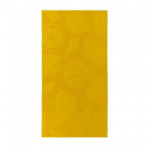Svilanit prémiová plážová osuška Lemons, 80 x 160 cm