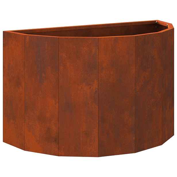 vidaXL Truhlík Rezavá 60 x 30 x 35 cm Povětrnostně odolná ocel