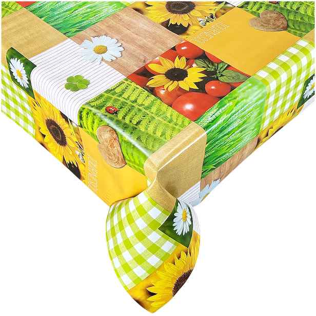 Cerata na netkané textilii, silný voděodolný Pvc ubrus na stůl, 340 x 140 cm