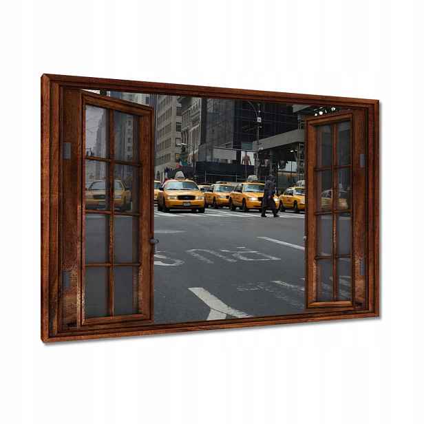 Obrazy 90x60 New York žluté taxíky