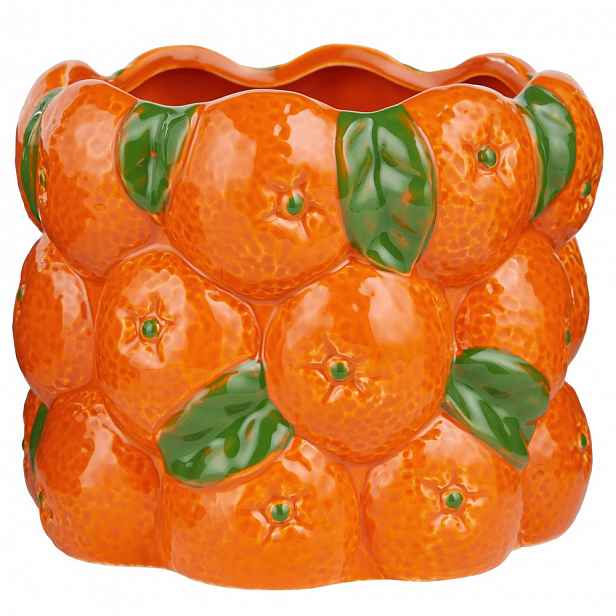 Butlers NARANJA Květináč 18 cm - oranžová