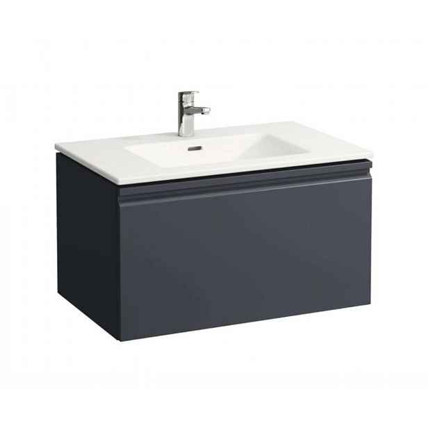 Laufen Pro S - Skříňka s umyvadlem, 80x50 cm, grafit H8609644801041