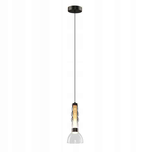 Milagro Závěsná lampa Lucco Smoked Led 13W 1478lm 3000K Sklo kouřové