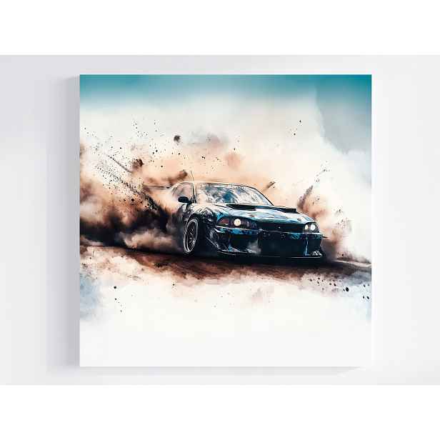 Obraz Na Plátně Canvas Sportovní Auto Drift Tuning Racing Auto 50x50