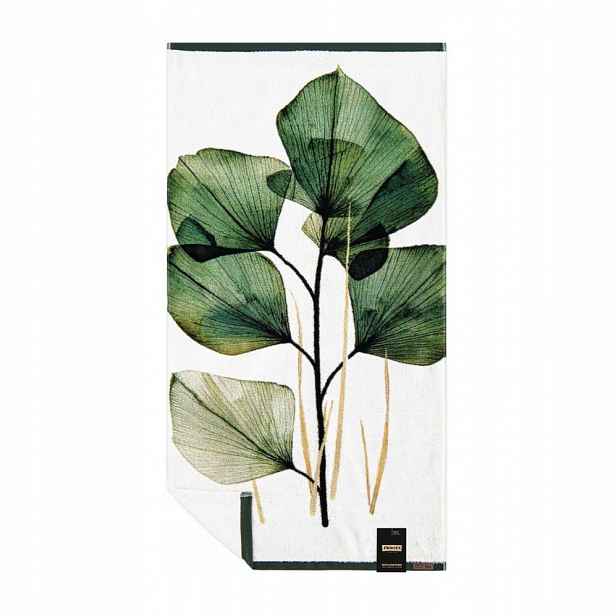 Tiskací ručník Green Leaf Bílý 70x140 Zwoltex Gots Certified