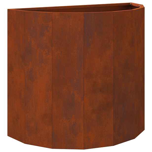 vidaXL Truhlík Rezavá 60 x 30 x 50 cm Povětrnostně odolná ocel