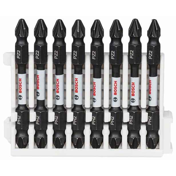 Bity oboustranné Bosch Impact Control PZ2 65 mm 8 ks