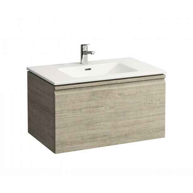 Laufen Pro S - Skříňka s umyvadlem, 80x50 cm, světlý dub H8609644791041