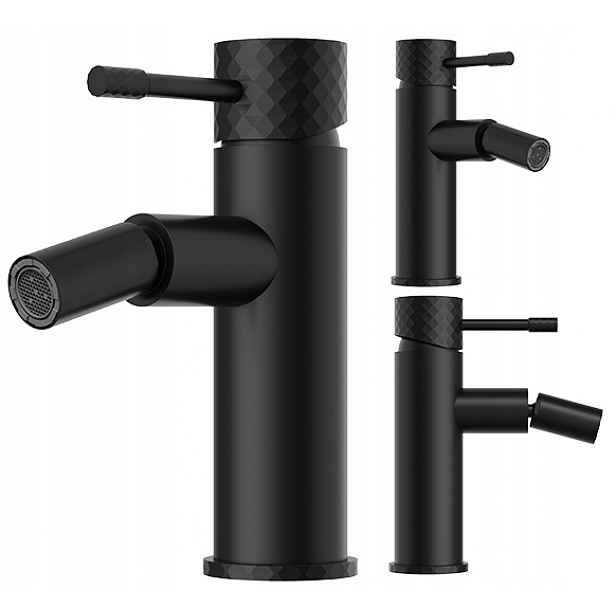 Stojánková jednopáková baterie bidetová baterie bidet otočný černá Glami