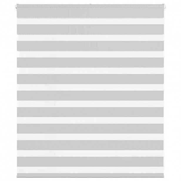 vidaXL Zebra roleta 125x100 cm šířka látky 120,9 cm polyester