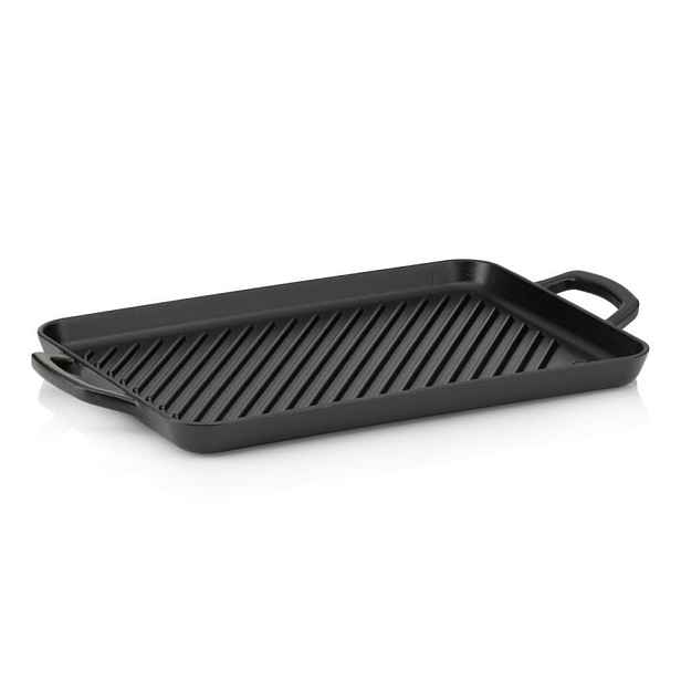 KELA Grilovací deska litinová CALIDO 35x25 cm černá KL-12469