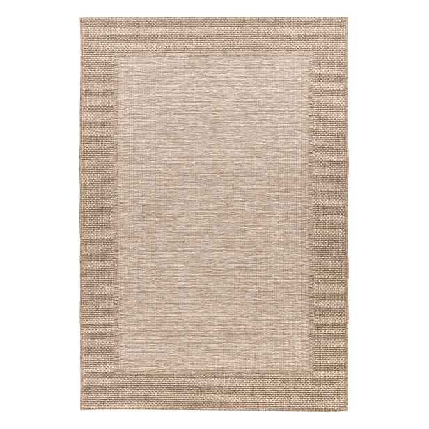 Kusový koberec My Oslo 709 Taupe – na ven i na doma, 120x170, hnědá, chodba / předsíň, Obsession