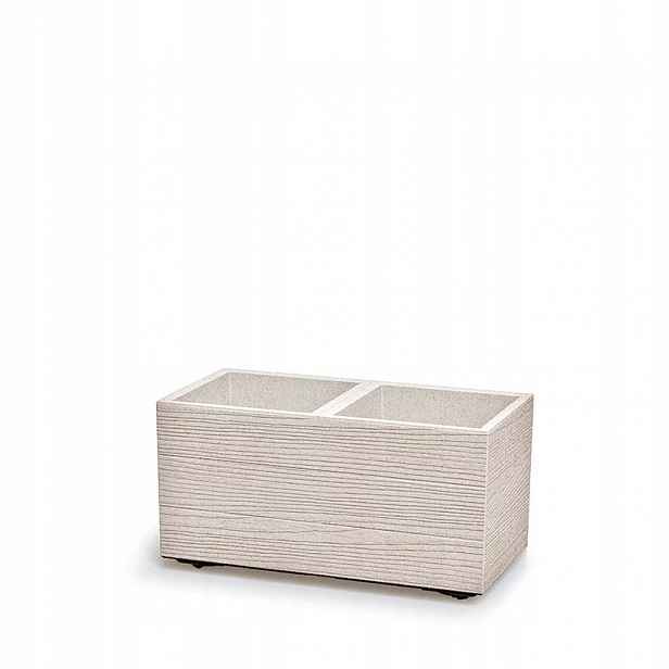 Květináč Madera Case Eco Wood Bílý Fsc MIX