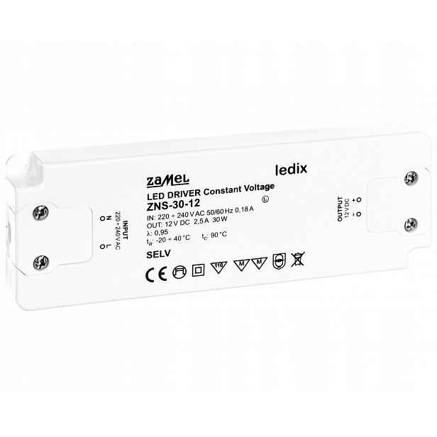 Led zdroj slim 12V DC 30W LDX10000139-WPL