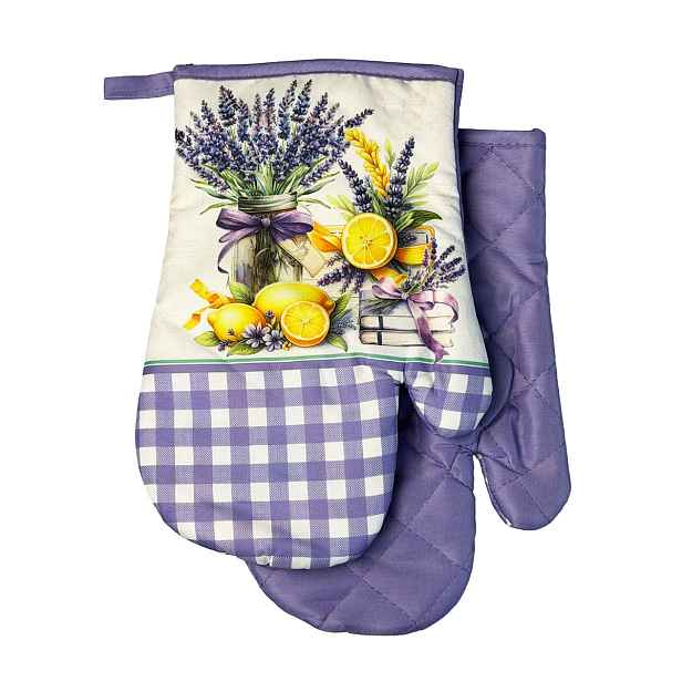 PROHOME - Chňapka s magnetem Lavender 2ks citrony