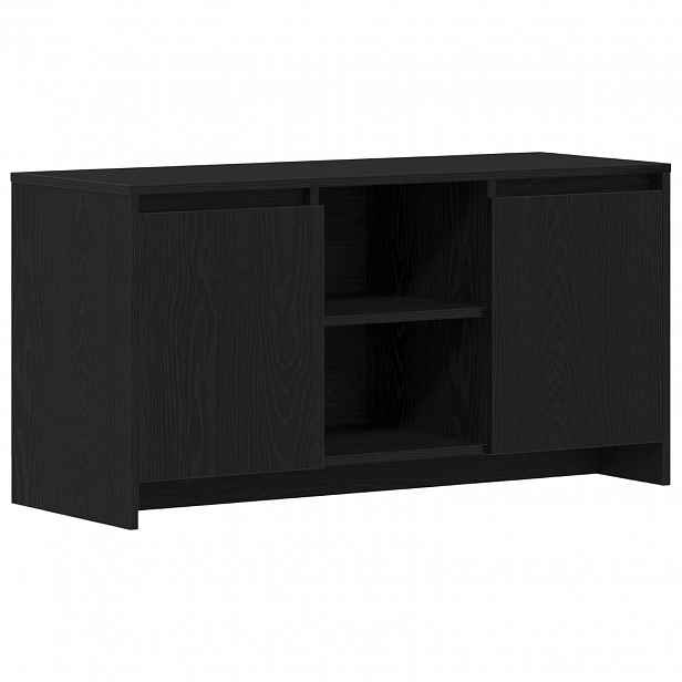 vidaXL Televizní skříň 102 x 37,5 x 52,5 cm Černý dub Kompozitní dřevo
