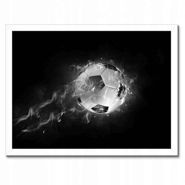 Plakáty v rámu 40x30 Fotbal Oheň
